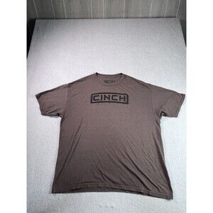 Cinch Men's XXL Brown Short Sleeve Crew Neck Graphic T-Shirt Western Rodeo